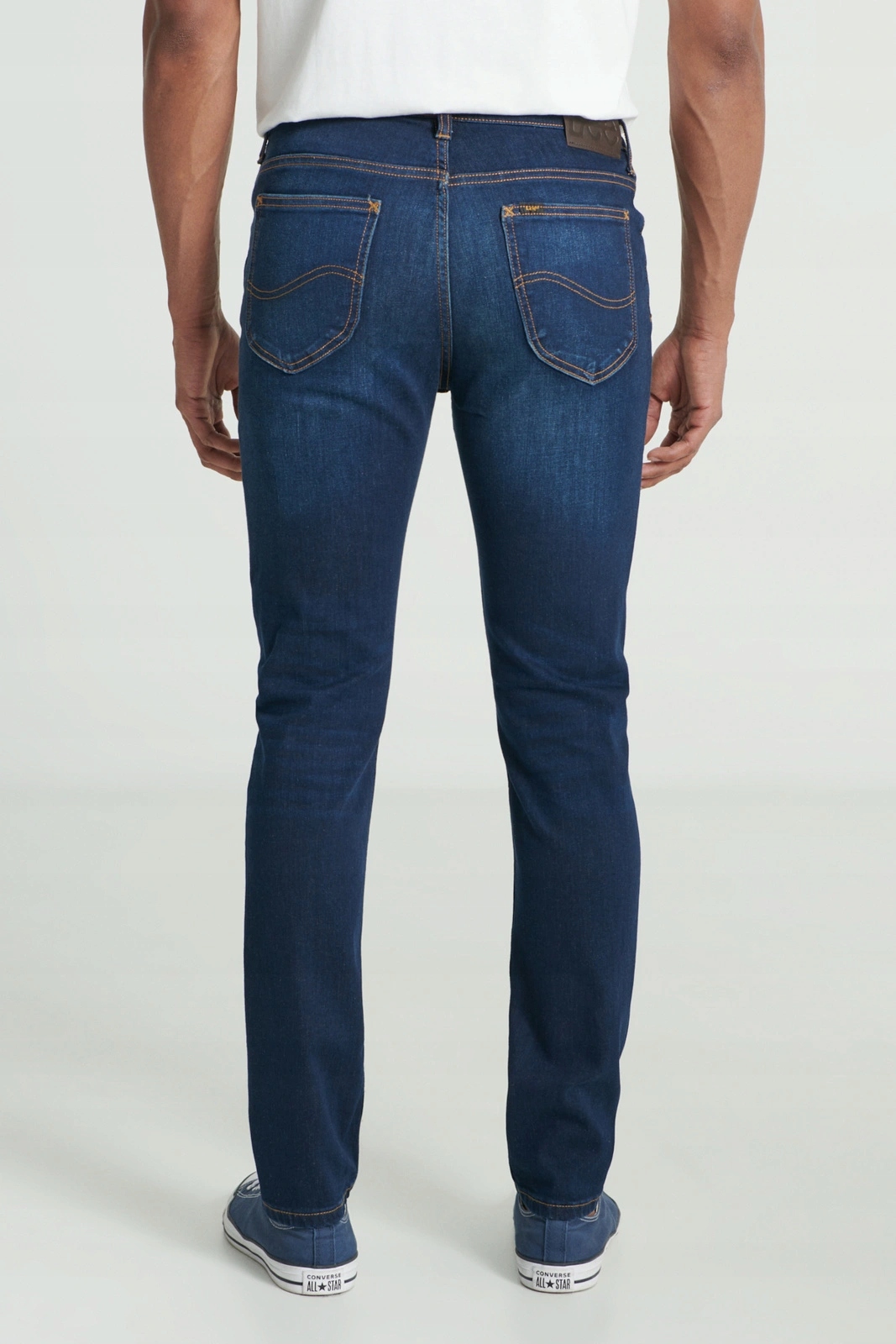 Pánské zúžené džínové kalhoty Lee Rider Dark Blue 112388546 32/30