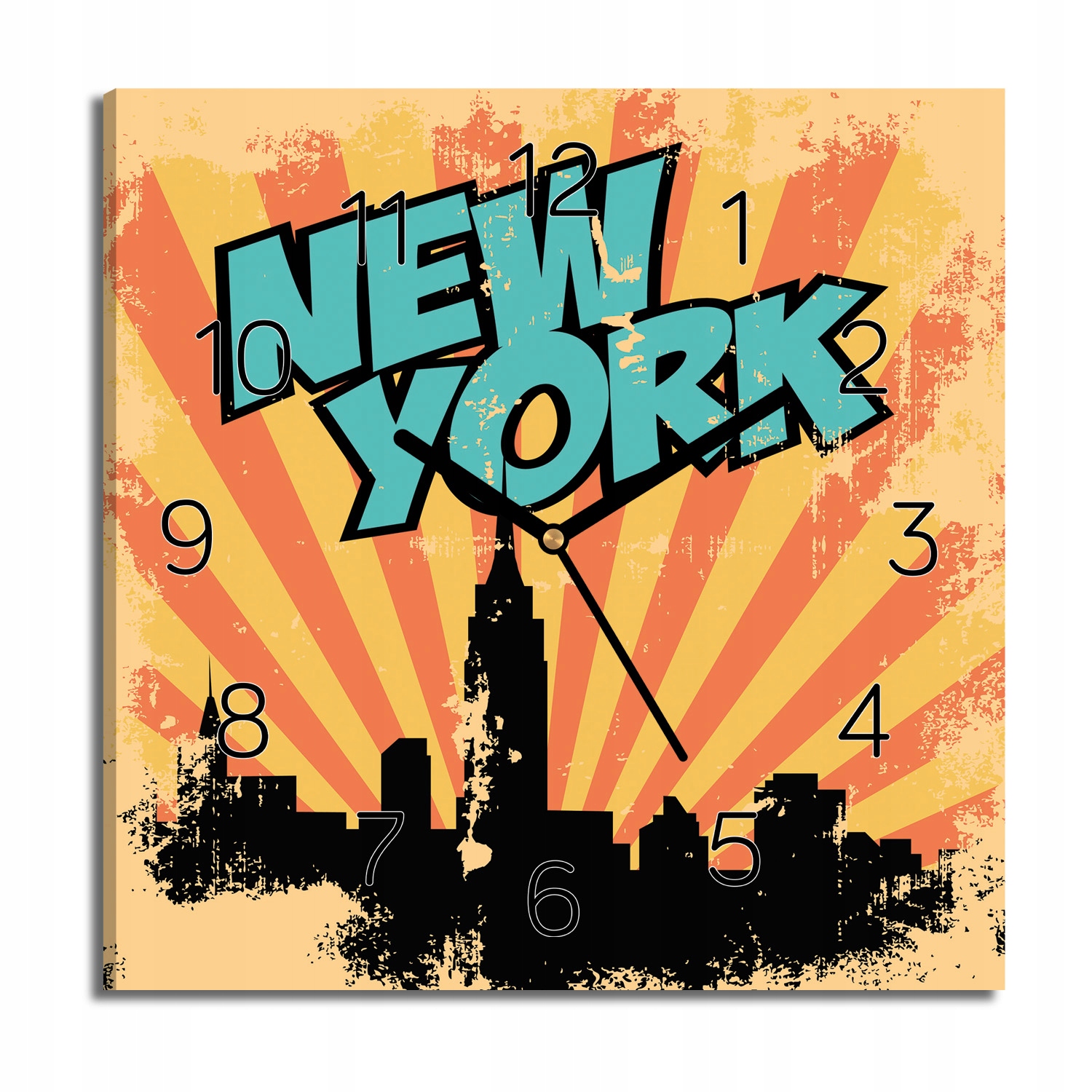 hodiny canvas Plakát Ny vintage na zeď 30x30