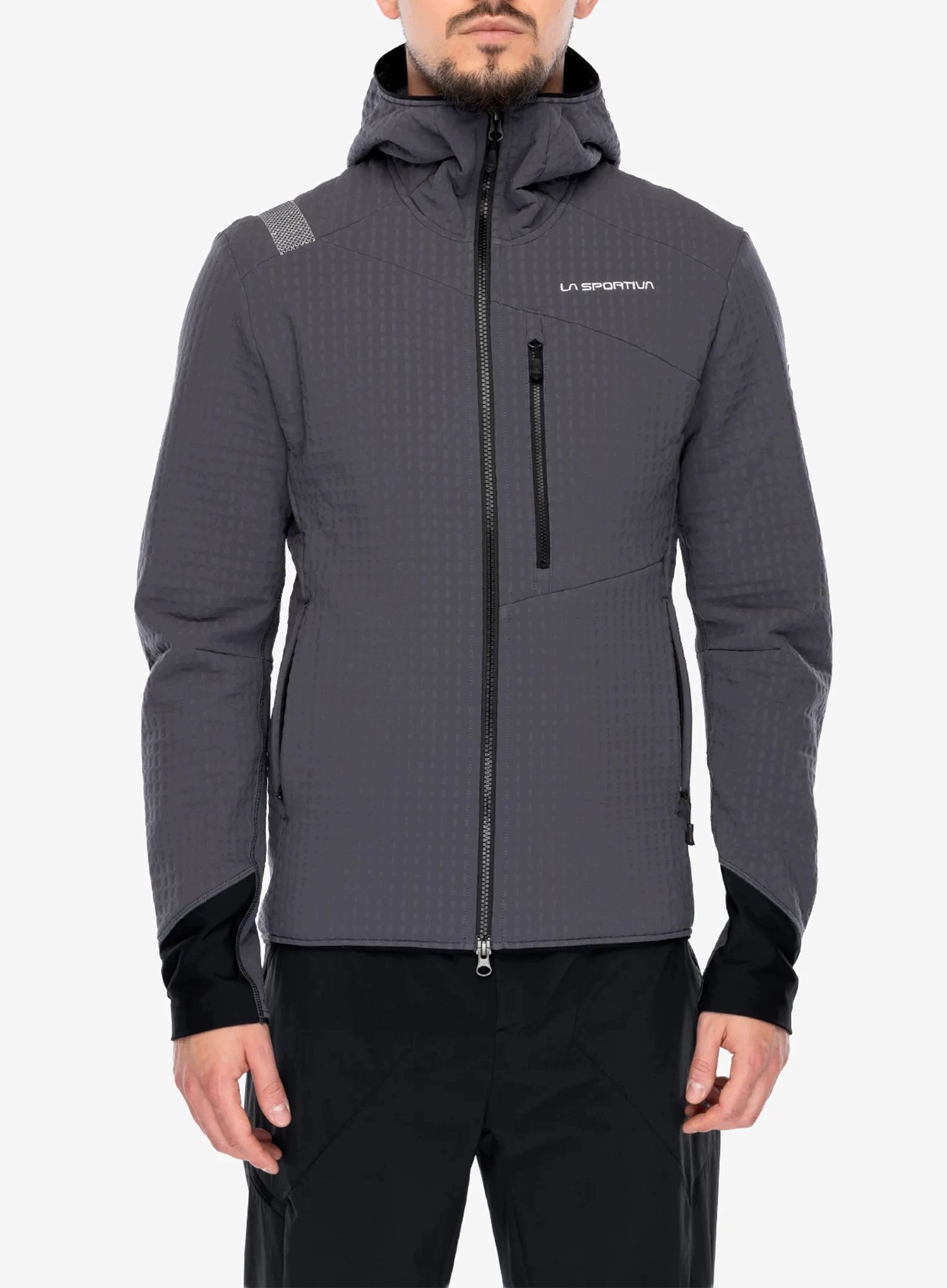 Fleecová bunda La Sportiva Bristen Thermal Hoody chalk/onyx M
