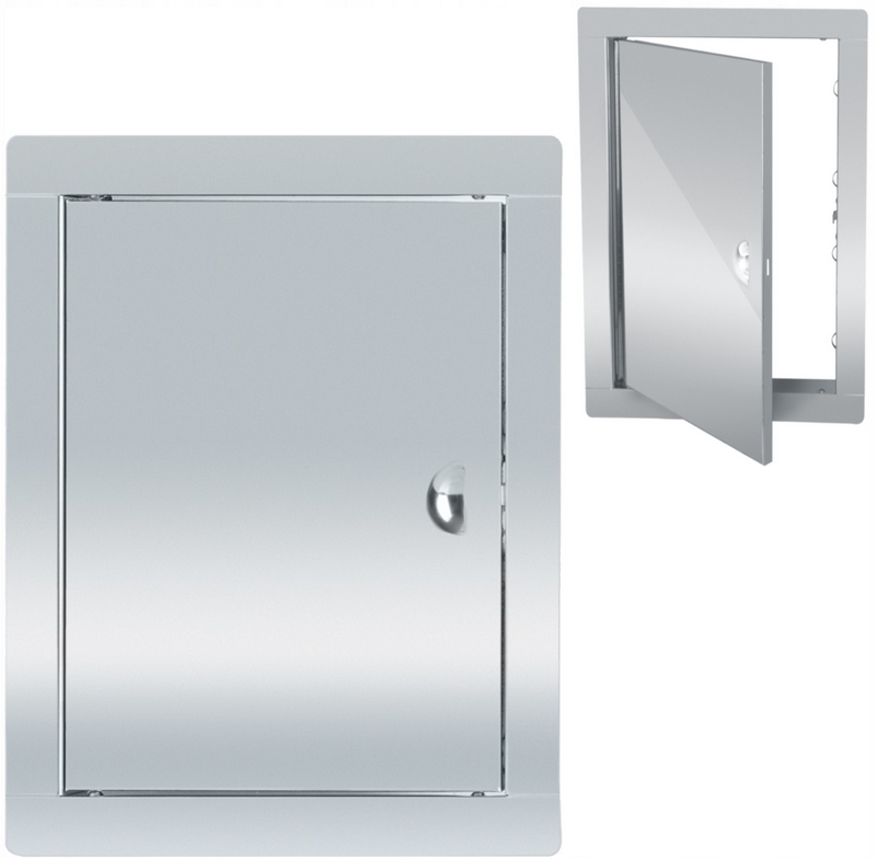 Revizní Dvířka Nerezová 40x50 cm Zámek Pl