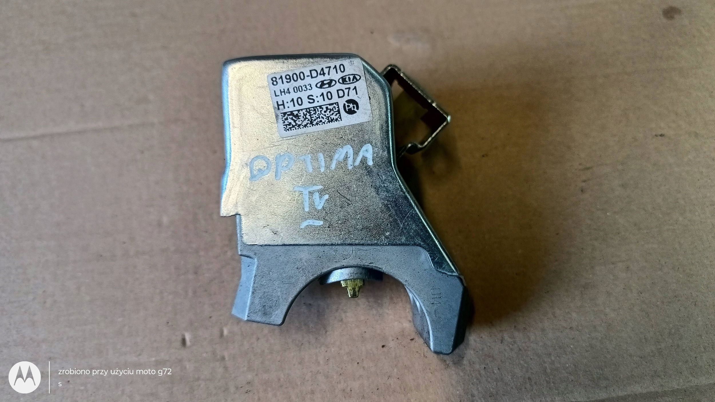 KIA OPTIMA 81900-D4710 Serrure Volant Module,Mécanisme ,ZATRZASK 2019R