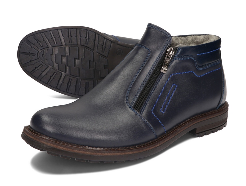 SZTYBLETY BUTY ZIMOWE POLSKIE 336/2 GRANATOWY 42 Rozmiar 42