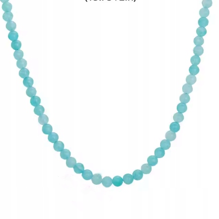 náhrdelník tyrkysový amazonit stříbrný amazonitem tyrkysové stříbro 925