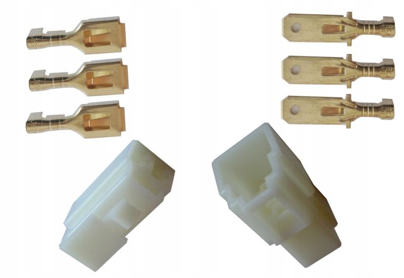 

3x Konektor Żeński Męski 6,4mm Łącznik (2691)