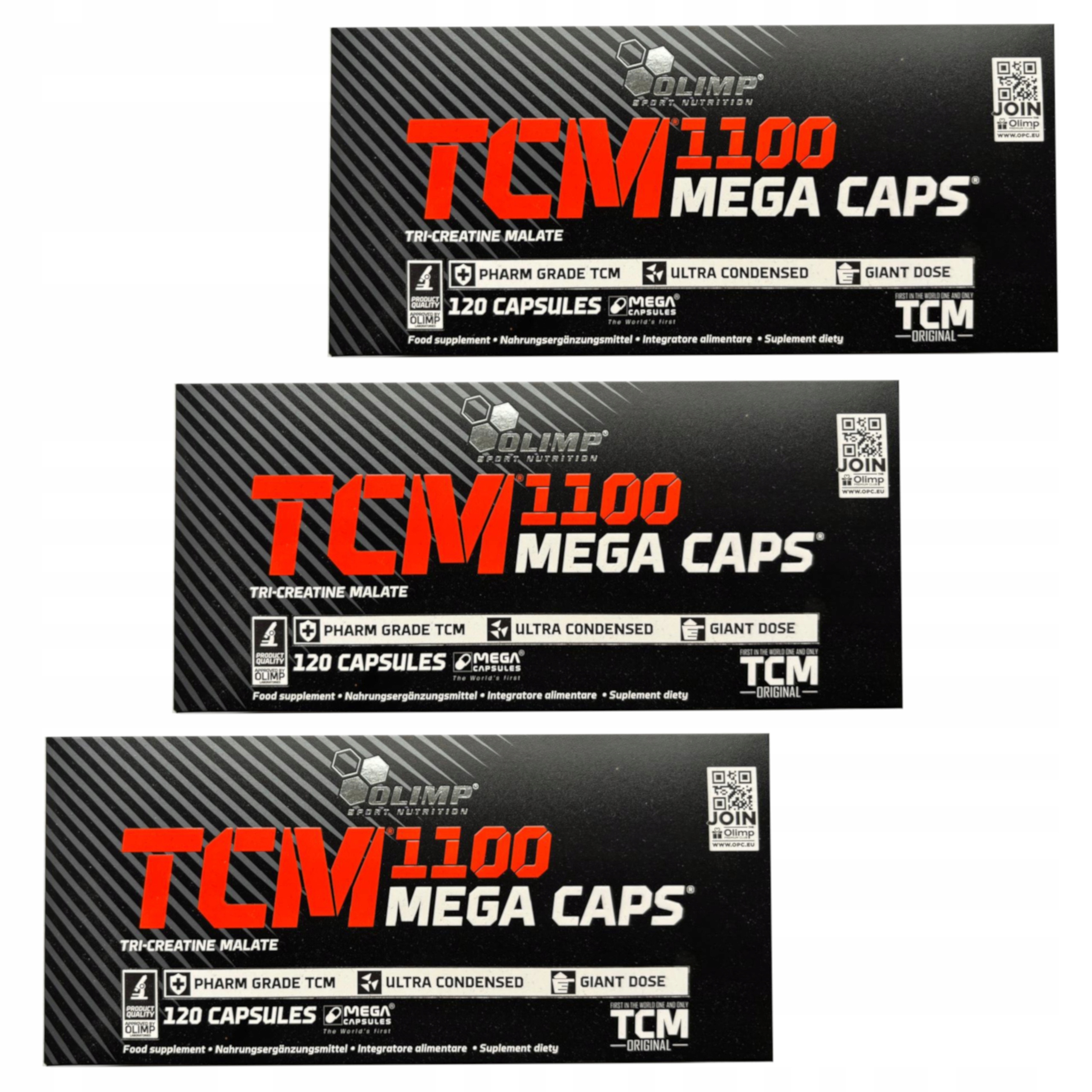 Olimp Tcm 1100 360 kap. Jablečný Kreatin Síla Hmota Tri Creatine Malate