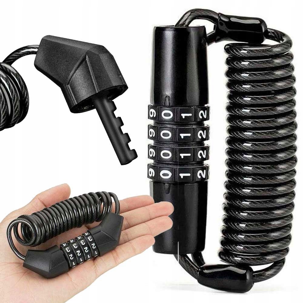 ROCKBROS ZAPIĘCIE ROWEROWE BLOKADA NA SZYFR ZABEZPIECZENIE DO ROWERU LINKA