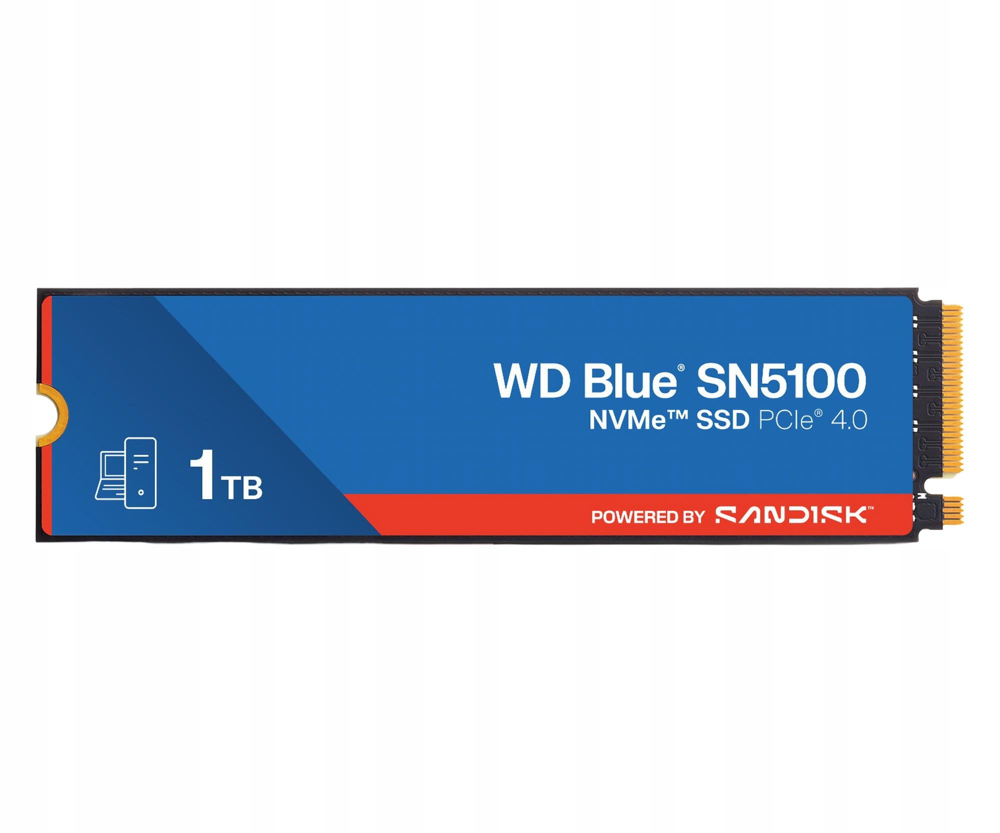 Dysk Ssd Wd SN5100 1TB M.2 PCIe Gen4 NVMe
