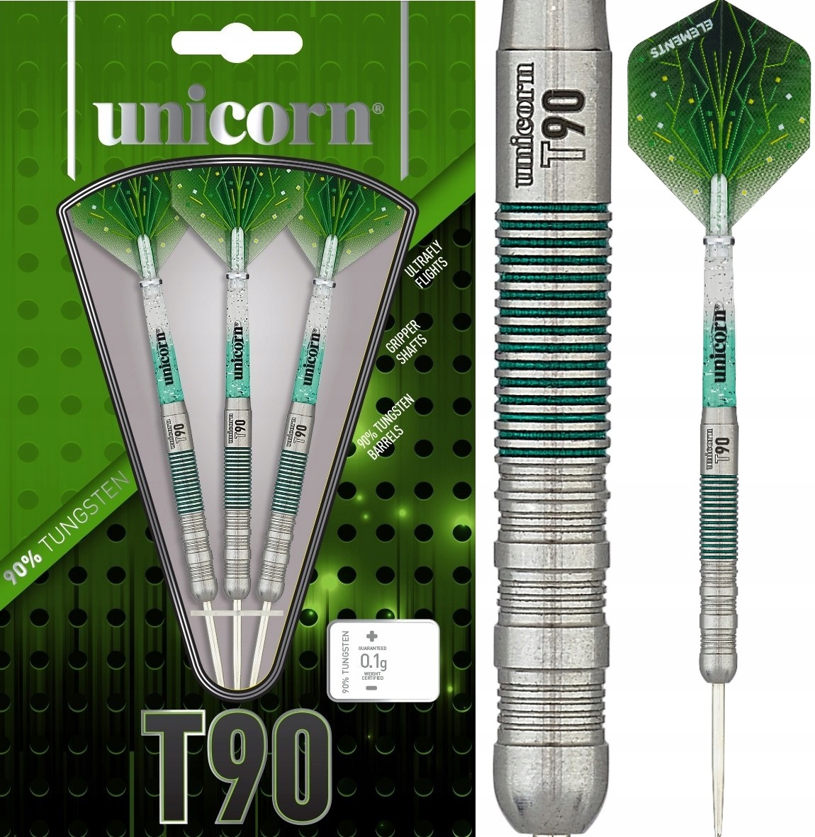 Lotki Rzutki Dart Unicorn T90 Core XL 90% Wolfram 21g