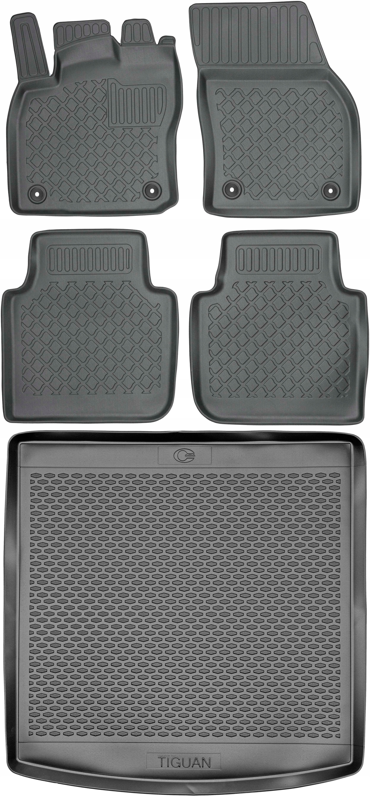 Volkswagen Tiguan Allspace Suv od roku 2017 Sada Koberce batožinový priestor