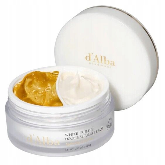 d'Alba White Truffle Double Serum & Cream Krém a sérum s bílým lanýžem