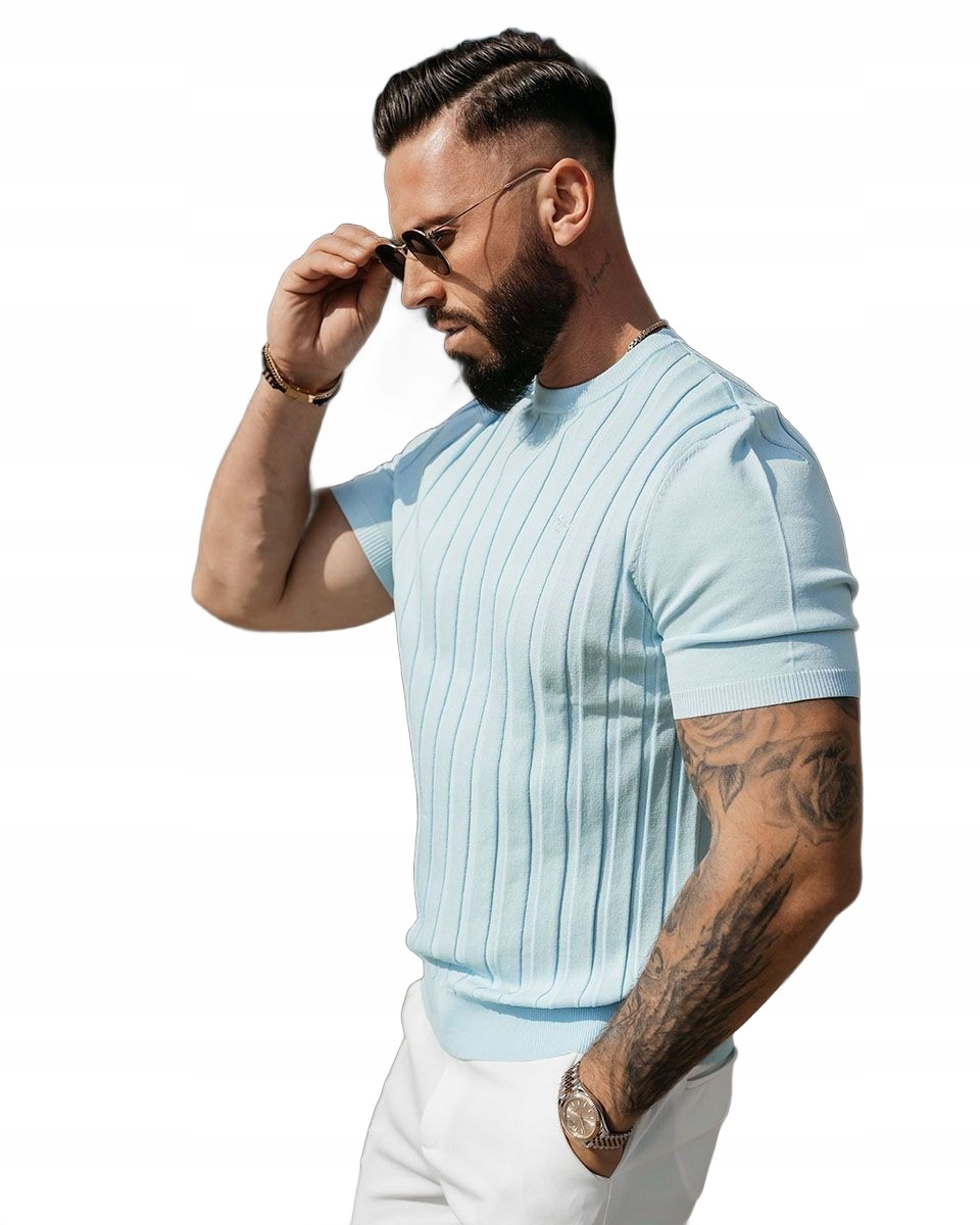 T-shirt męski Olavoga Xae 2026 sky blue XL