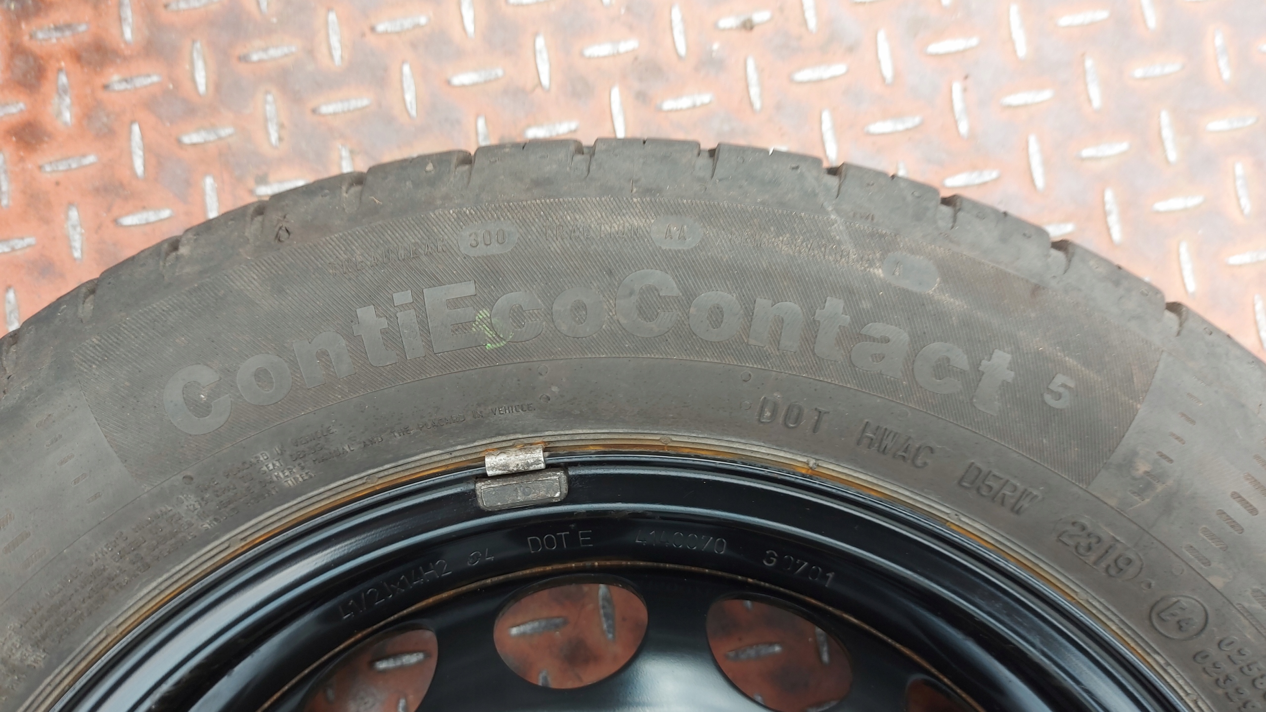 CONTINENTAL CONTIECOCONTACT 5 165/60R15 tyres summer 6mm