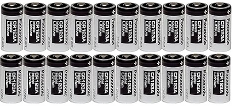 20x Bateria CR123 Litowa Panasonic Industrial 3V CR17345 123A