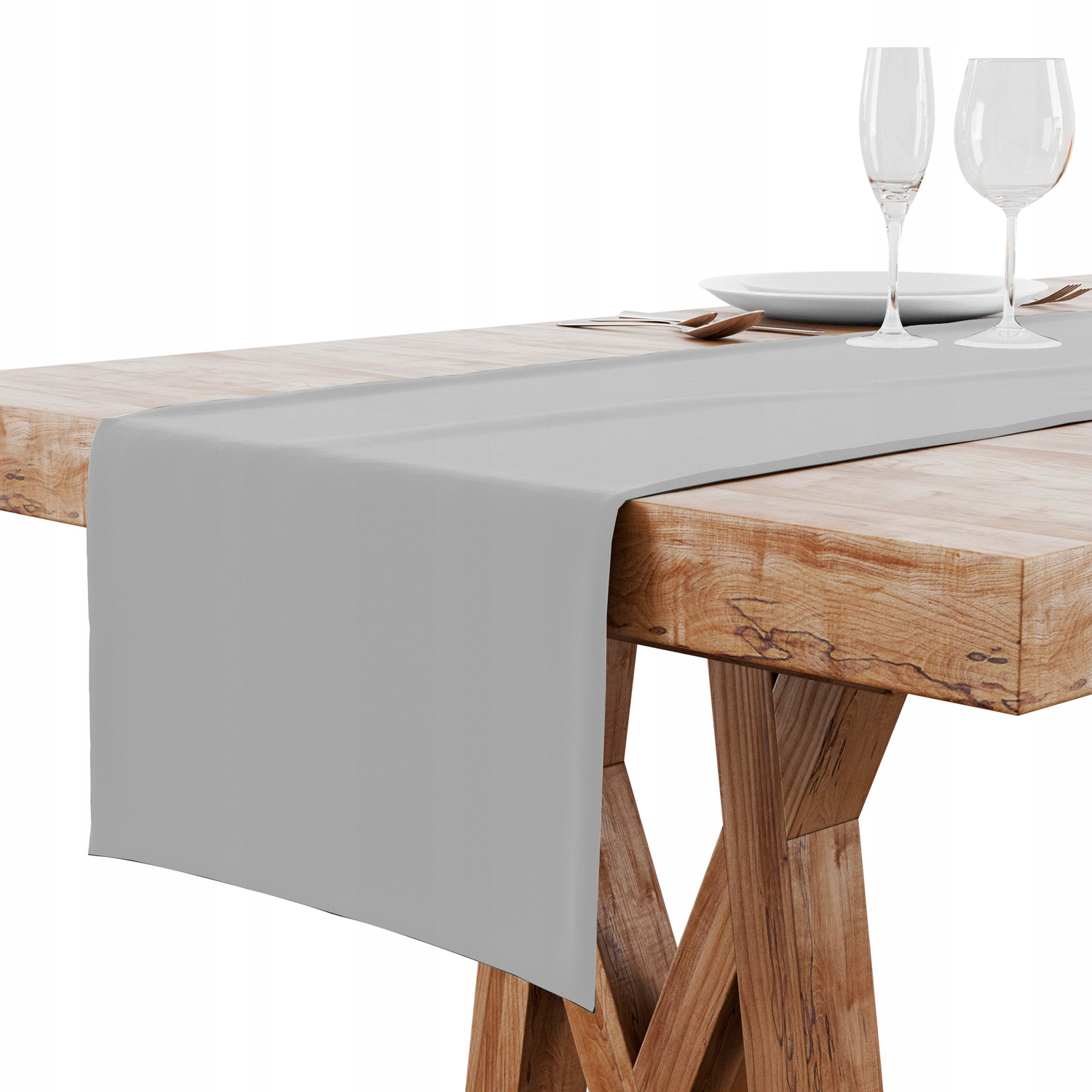 

Bieżnik Plamoodporny Solid 40X180 Szary