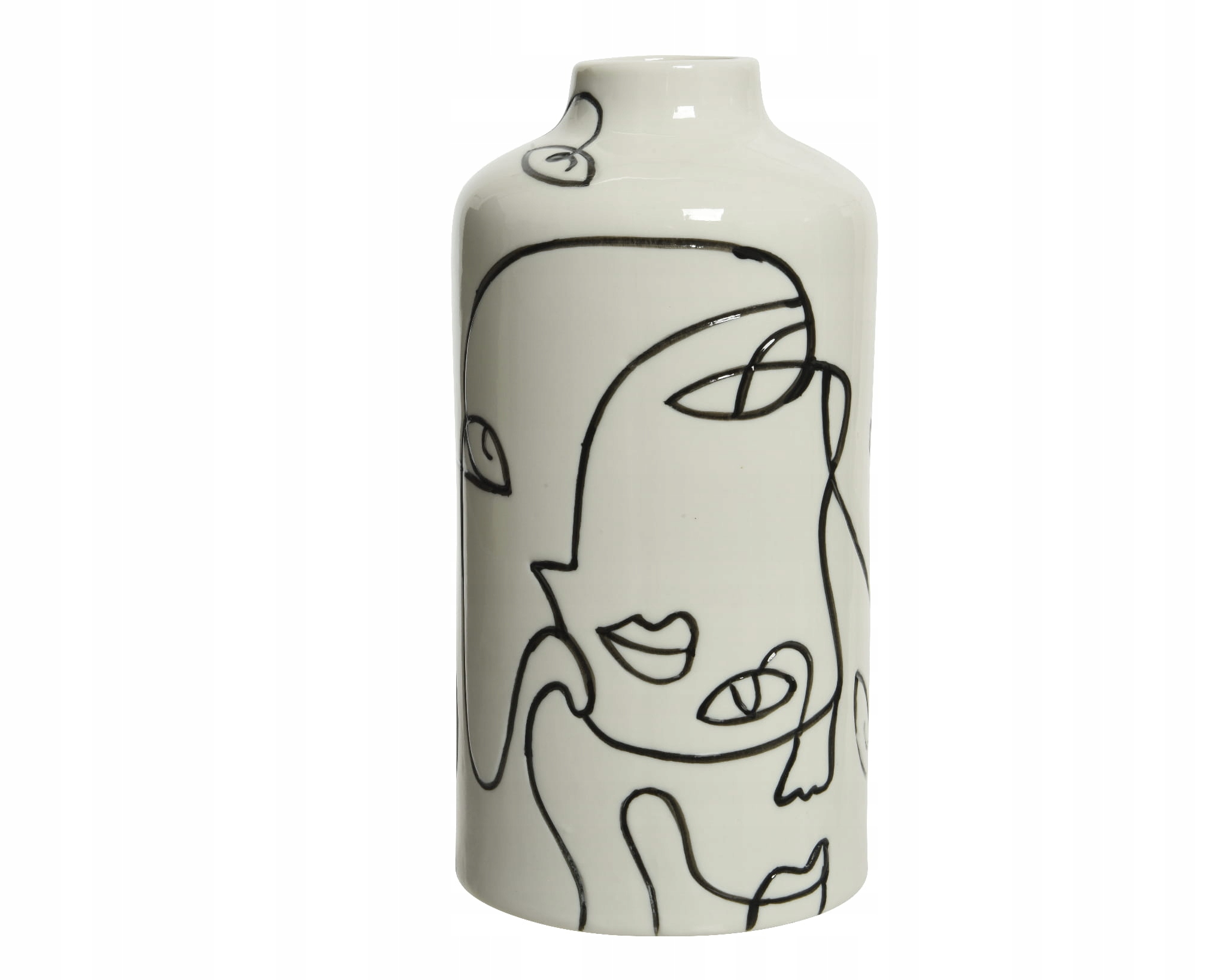 

Wazon biały porcelanowy 10x20cm nowoczesna ozdoba