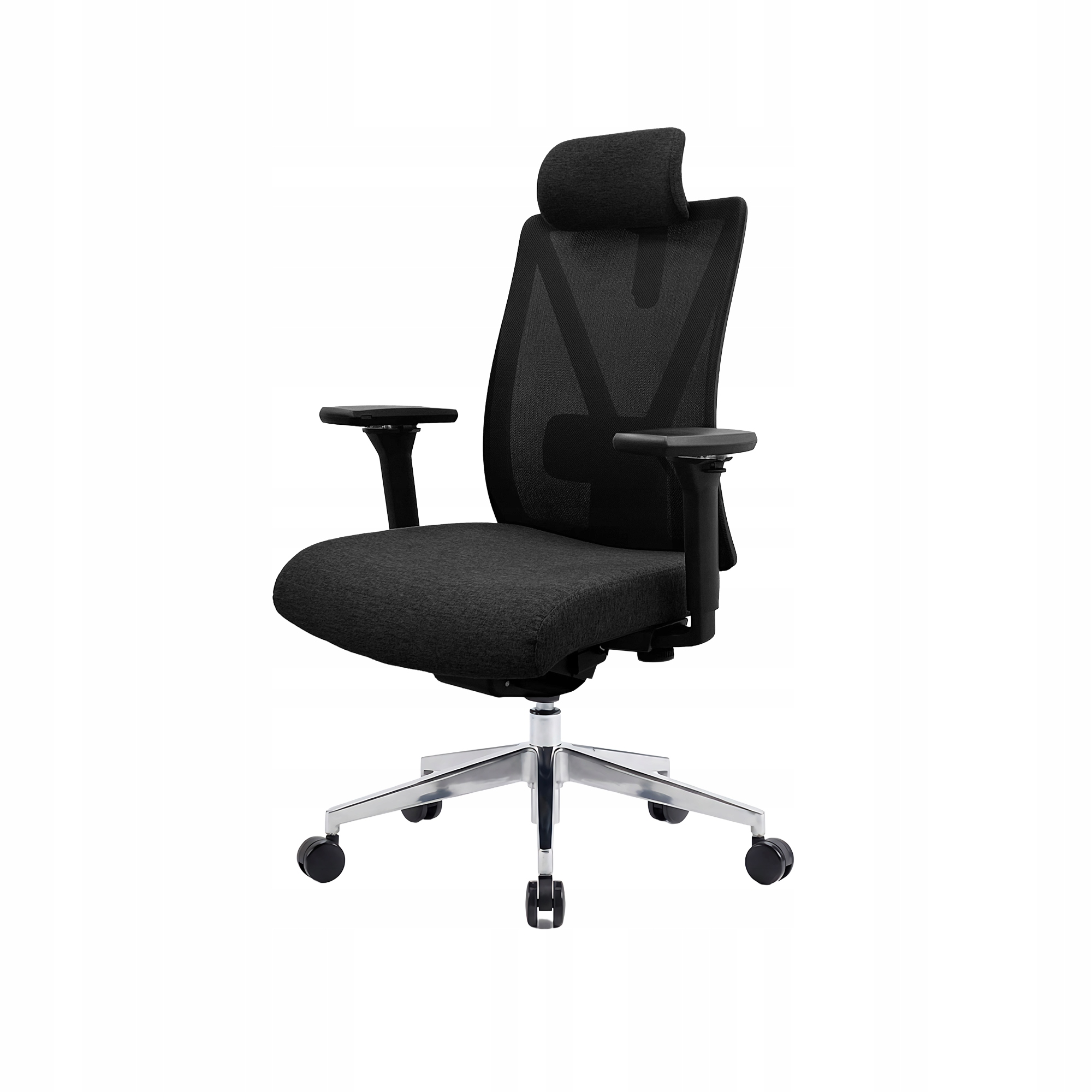 Kancelářská ergonomická otočná židle Černá se síťkou Mesh Jan Nowak Vector