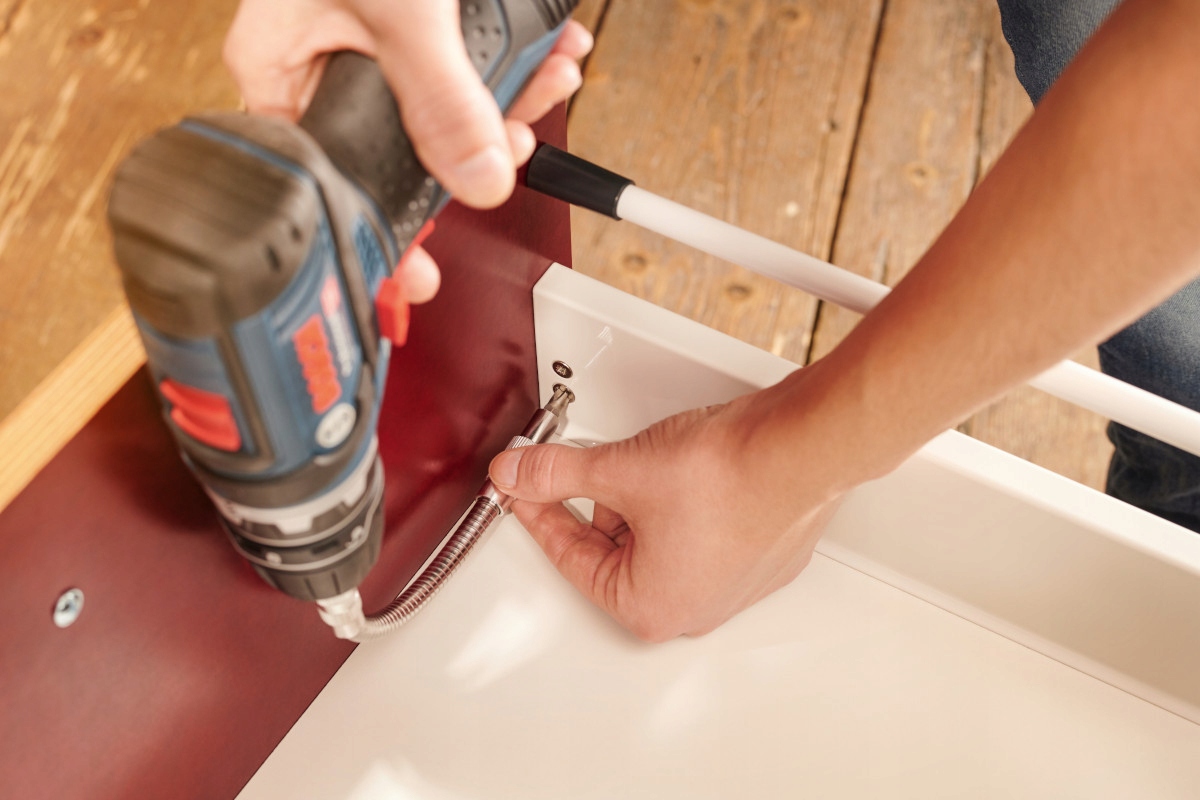 BOSCH ELASTYCZNA PRZEDŁUŻKA 20cm + 10 BITÓW Typ grotu HEX Philips płaski Pozidriv Torx