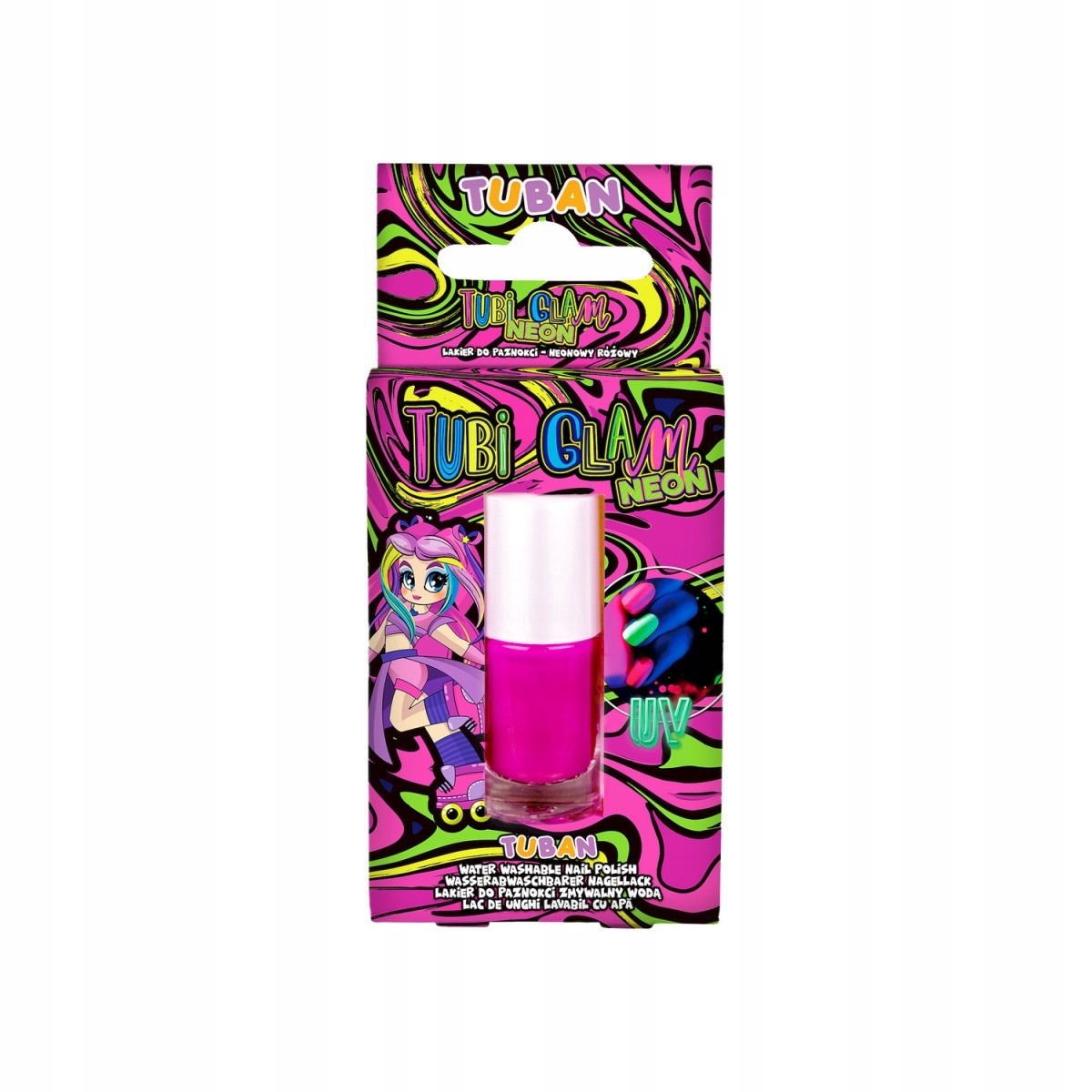 

Lakier Tubi Glam - różowy neon