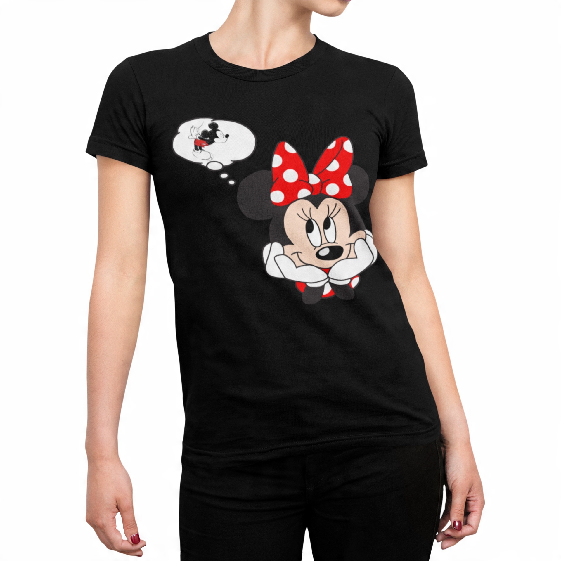 

Koszulka T-shirt Damska- bajki- myszka miki-XL