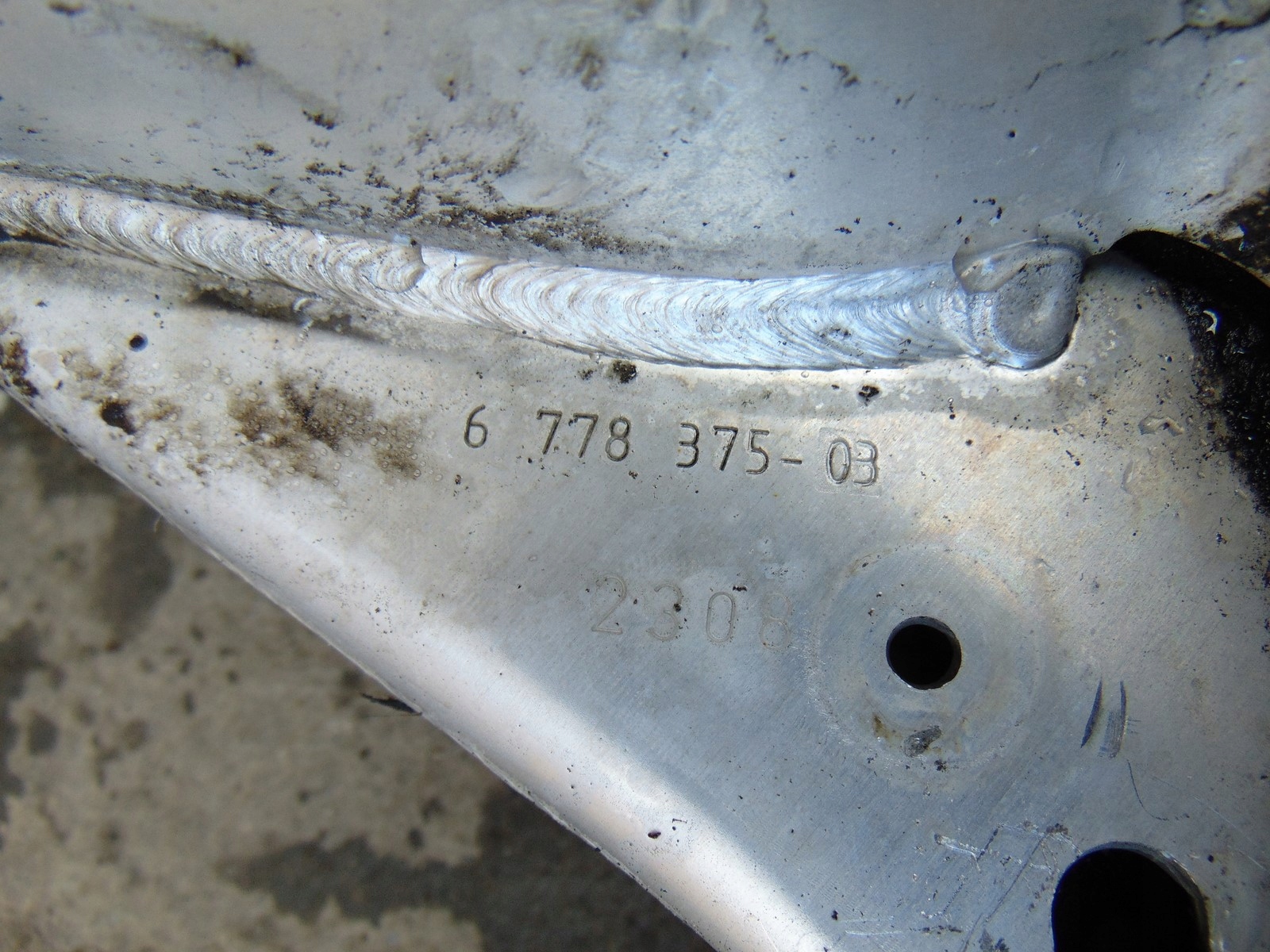 subframe axle beam axle beam front BMW F01 3.0 D 6775762