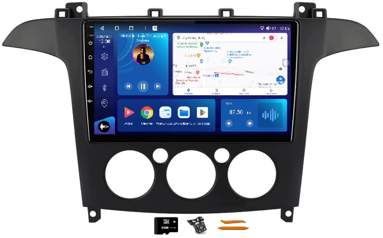 Radio Android Navigácia Ford S-Max 1 06-13 6/128GB Lte 4G CarPlay Gps