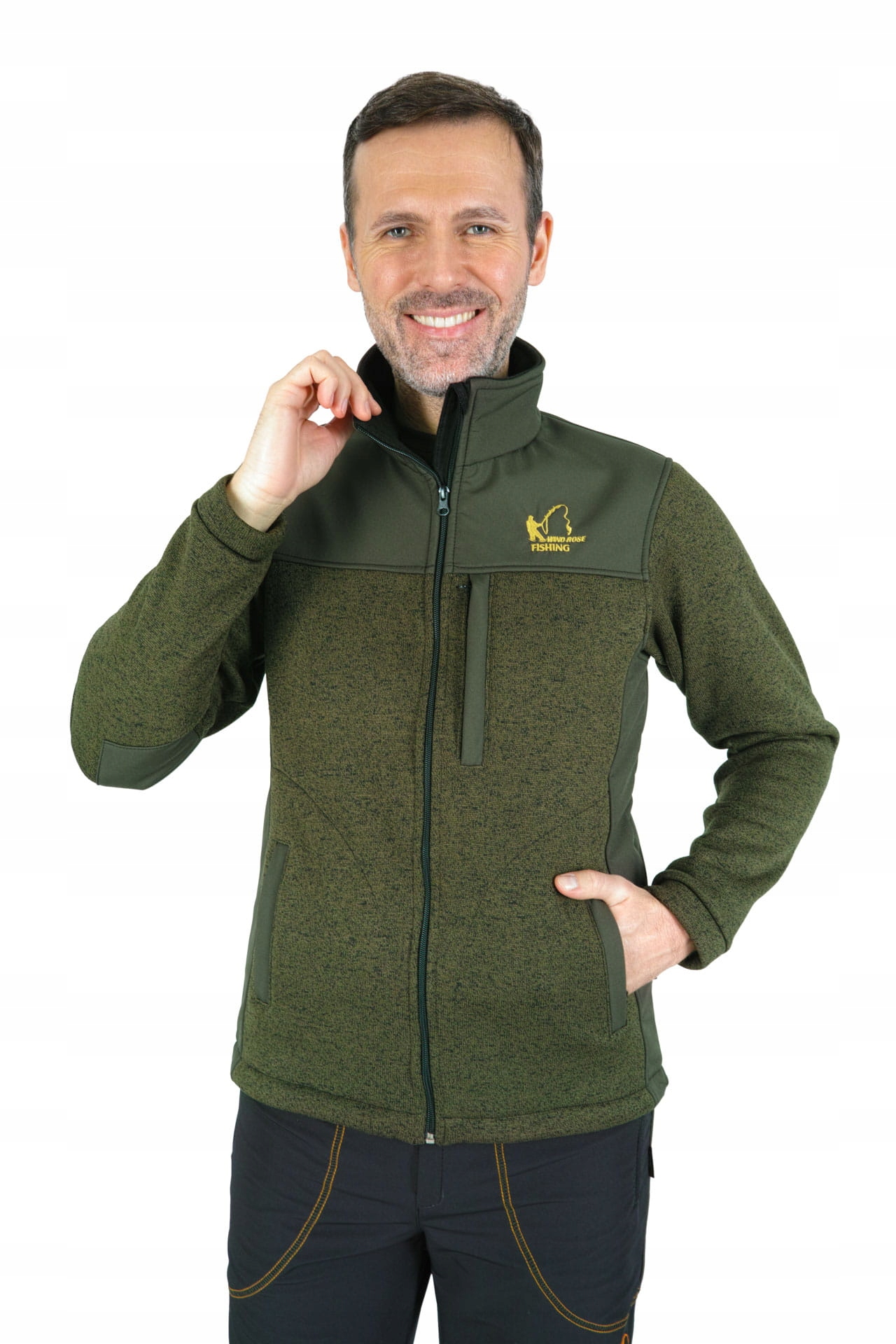 Pánská Mikina Hybridní Rybářská Na Ryby Polský Výrobek -330 g/m2- S