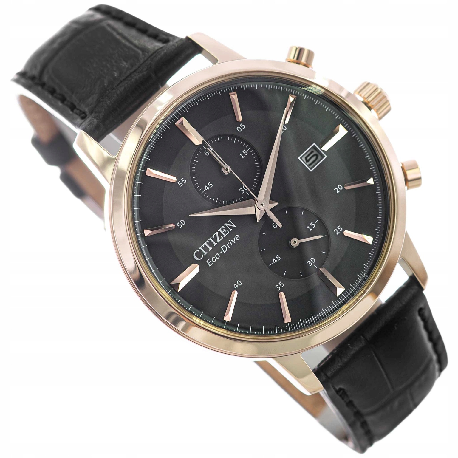Pánské Hodinky Citizen CA7067-11H Eco-drive Vintage Chrono Černé Na Řemínku