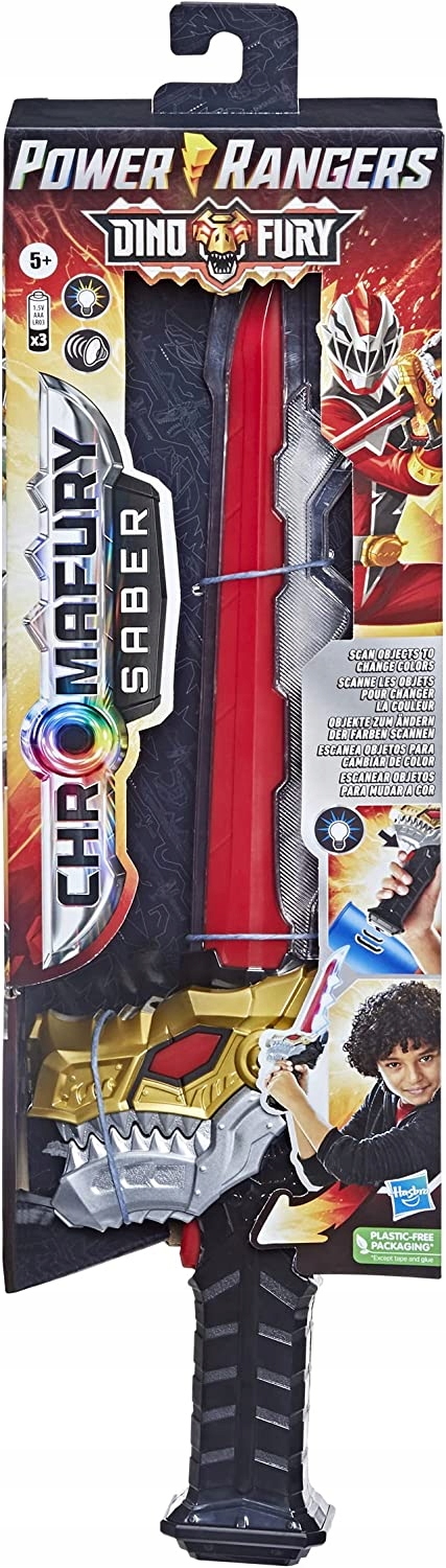 Power Rangers Dino Fury Chromafury Saber Electroni Rodzaj miecze Świetlne