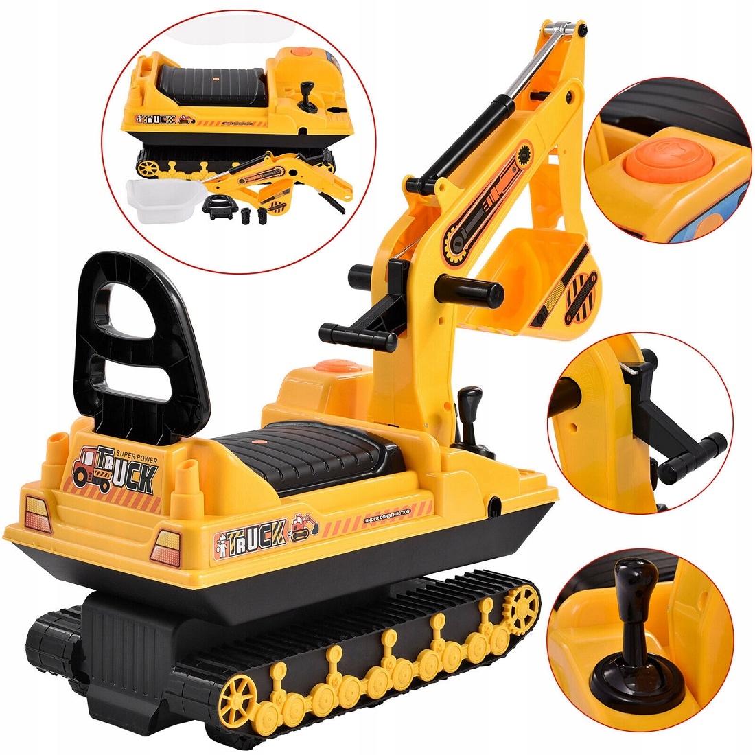 JEŹDZIK ŁADOWARKA KOPARKA RUCHOME ELEMENTY 0989 Bohater / Bajka brak