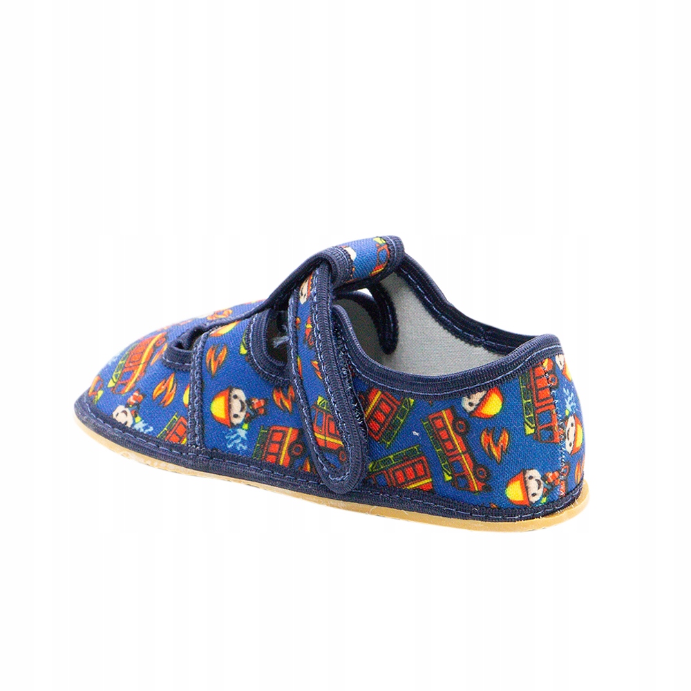 kapcie dom przedszkole BAREFOOT STRAŻAK 99 21 Materiał tkanina