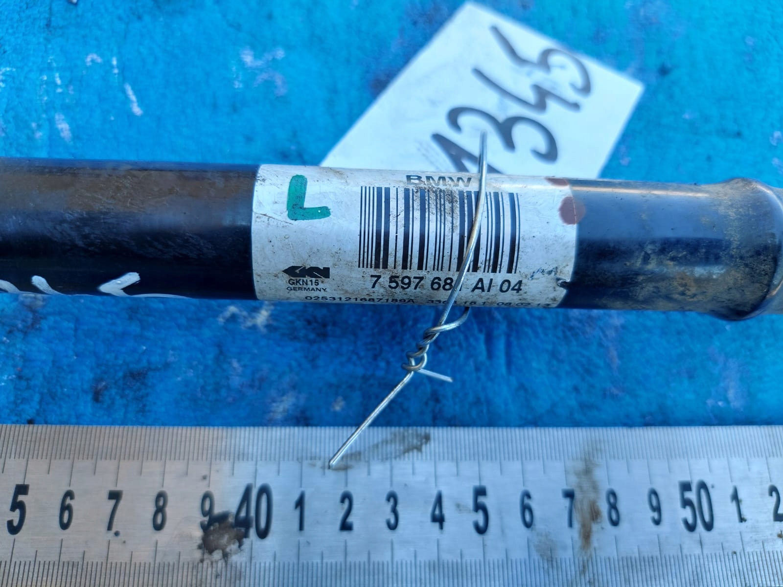 semi-axis BMW F31 318D left rear part 7597681