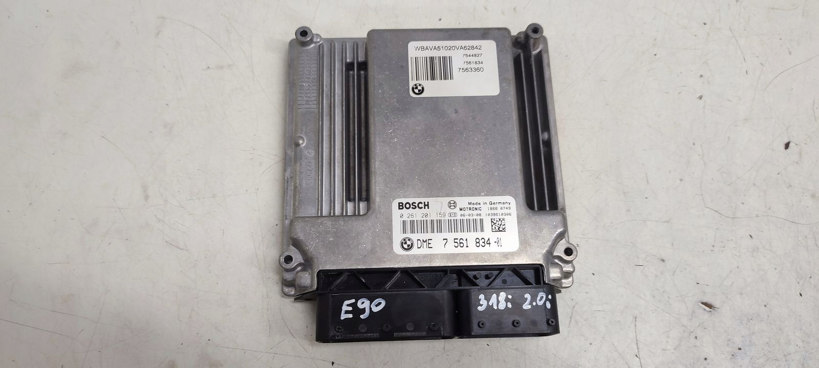 control unit computer of the engine BMW E90 318i