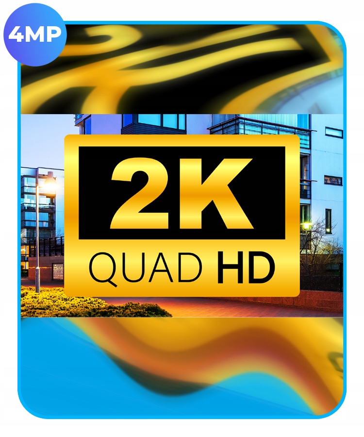 Zestaw do monitoringu IP PoE 4MPx 8 kamer zewnętrznych + dysk 2TB HiLook Model IPCAM-T4-30DL