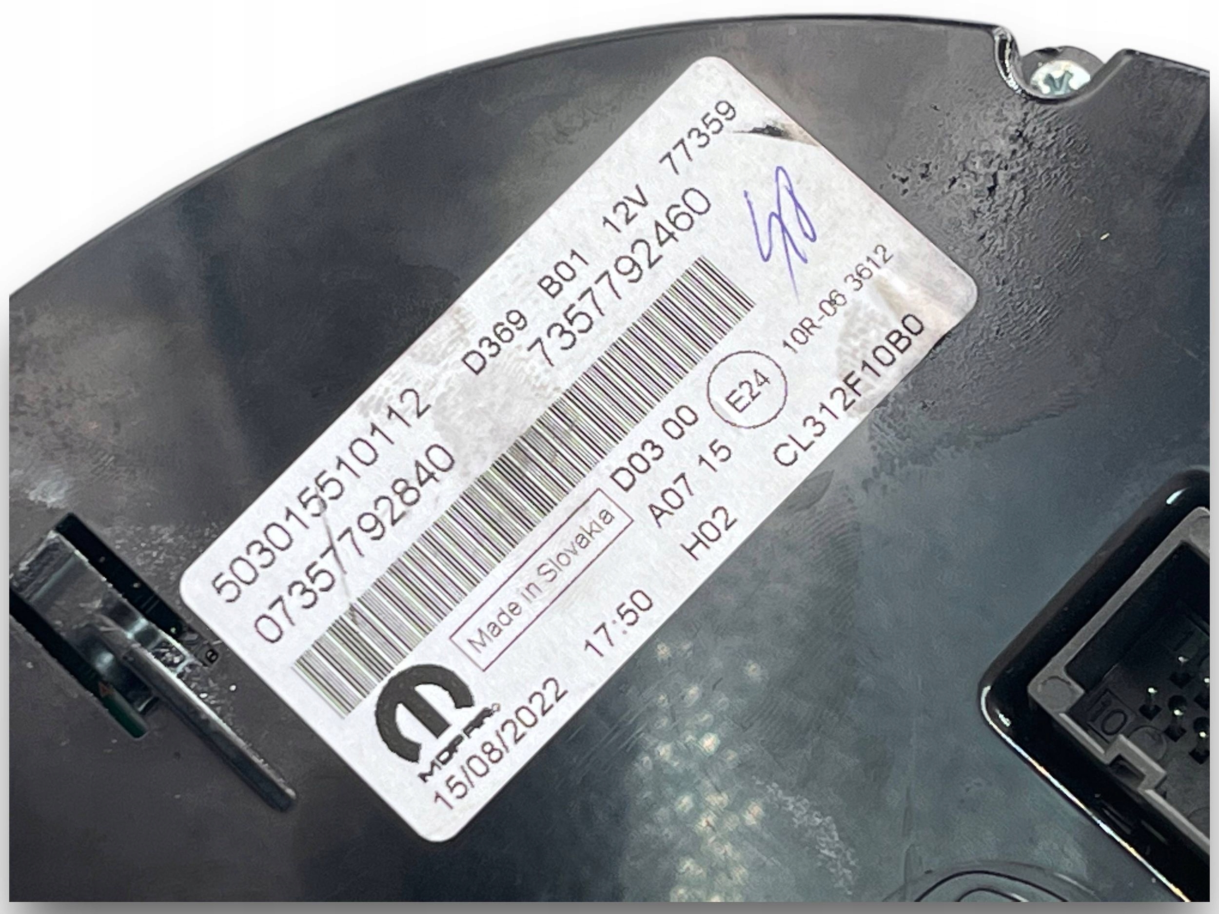 Fiat 500 dials PREDKOSCIOMIERZ 503015510111 $J