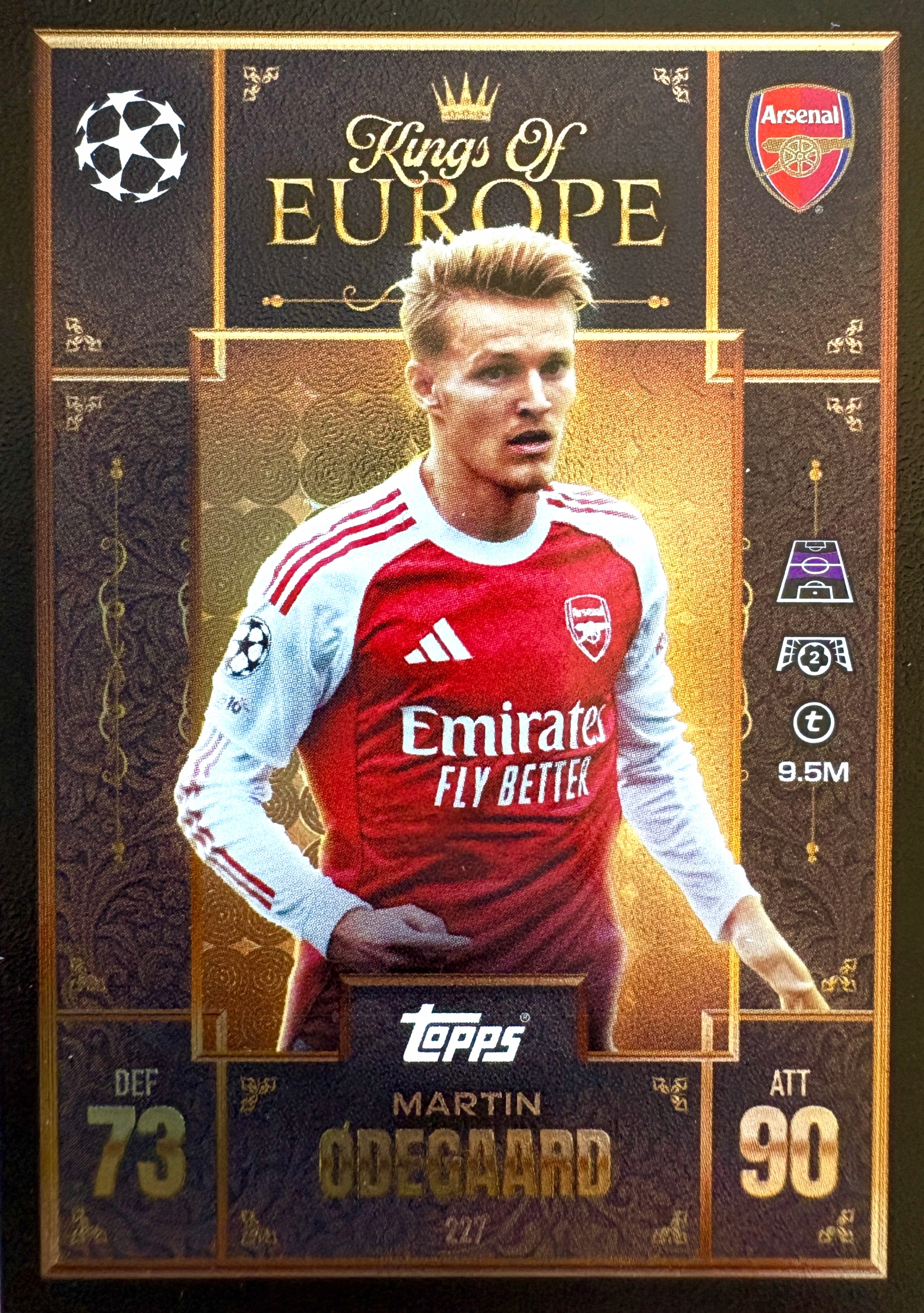 Topps Match Attax Extra 2025/26 2026 Kings of Europe 227 Martin Odegaard
