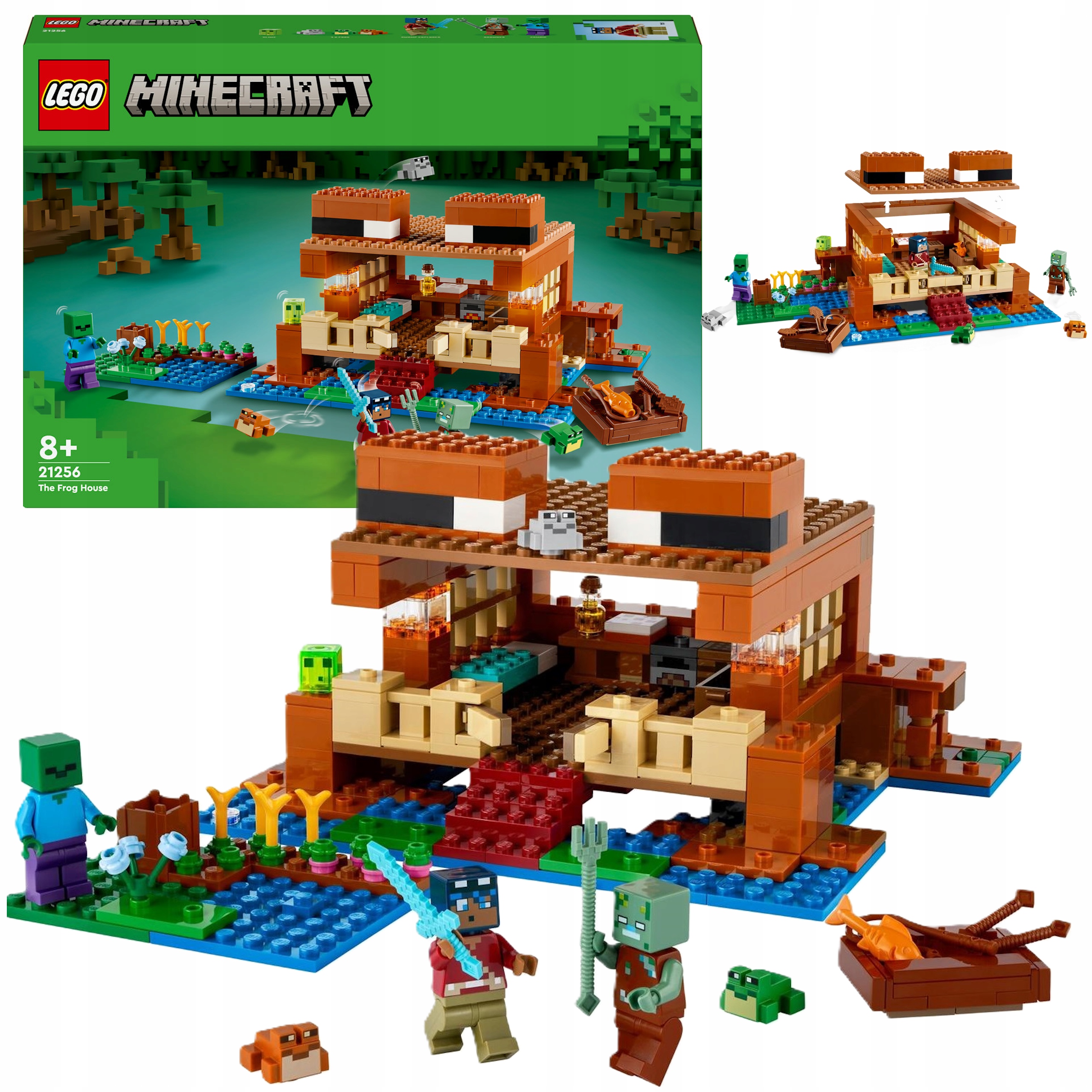 Klocki Lego 21256 Minecraft Żabi Domek Zestaw Do Budowania