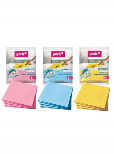 Levně 13X York Utěrka Domácí univerzální Mix barev 5 Kusů