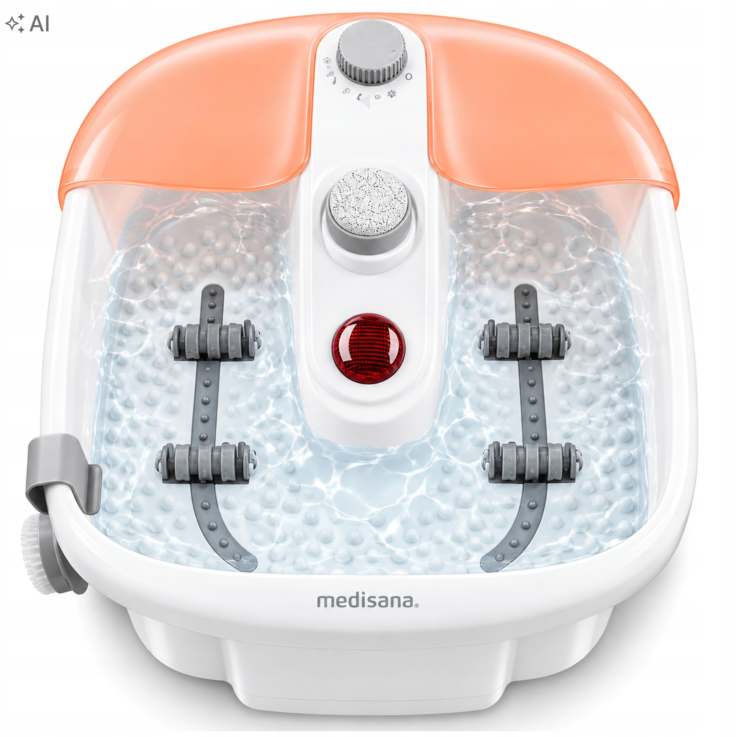 Hydromasażer Do Stóp Medisana Fs 883 Bąbelkowy Wibracje Podgrzewanie 3w1
