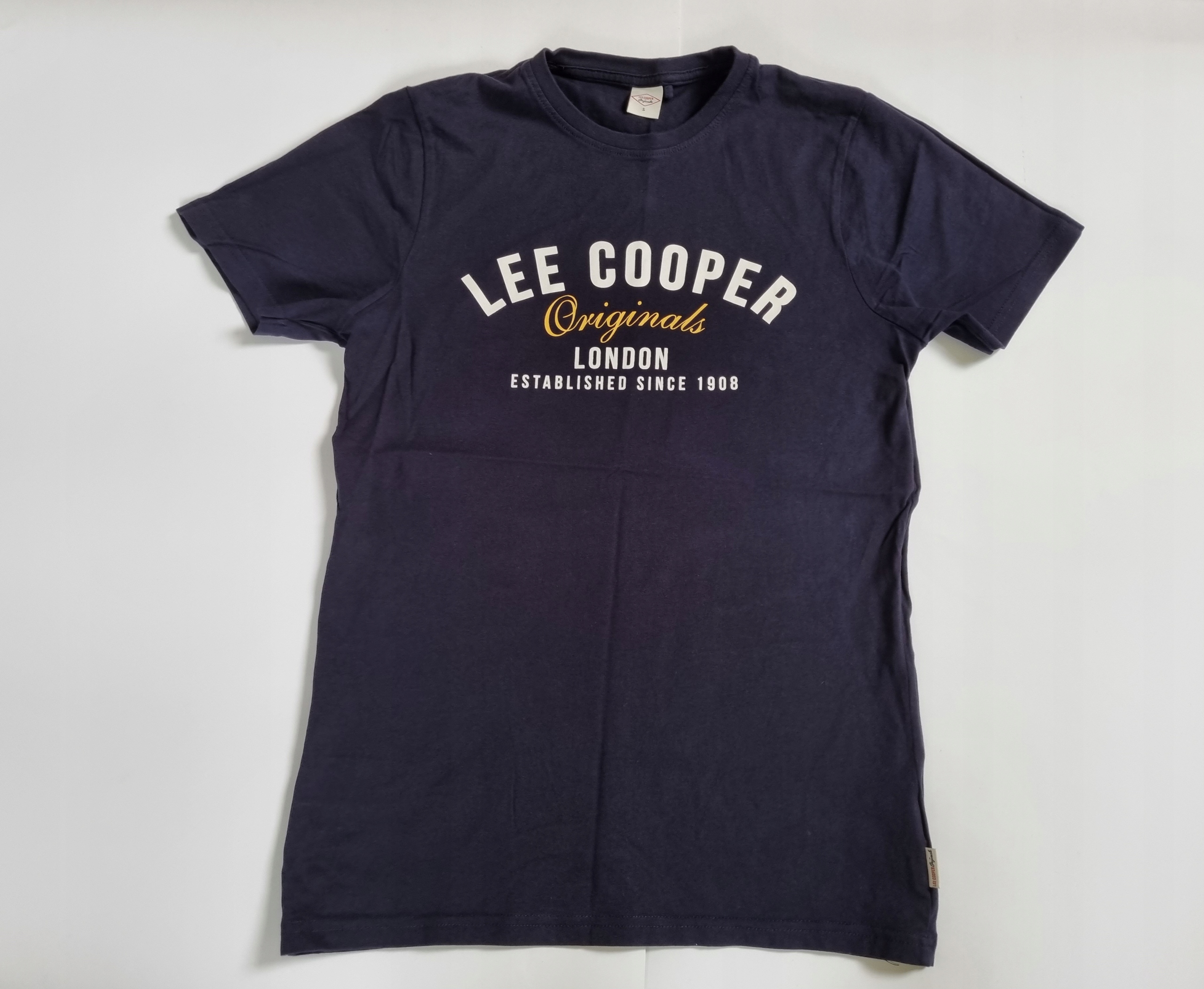 KOSZULKA T-SHIRT LEE COOPER ROZMIAR S GRANATOWA