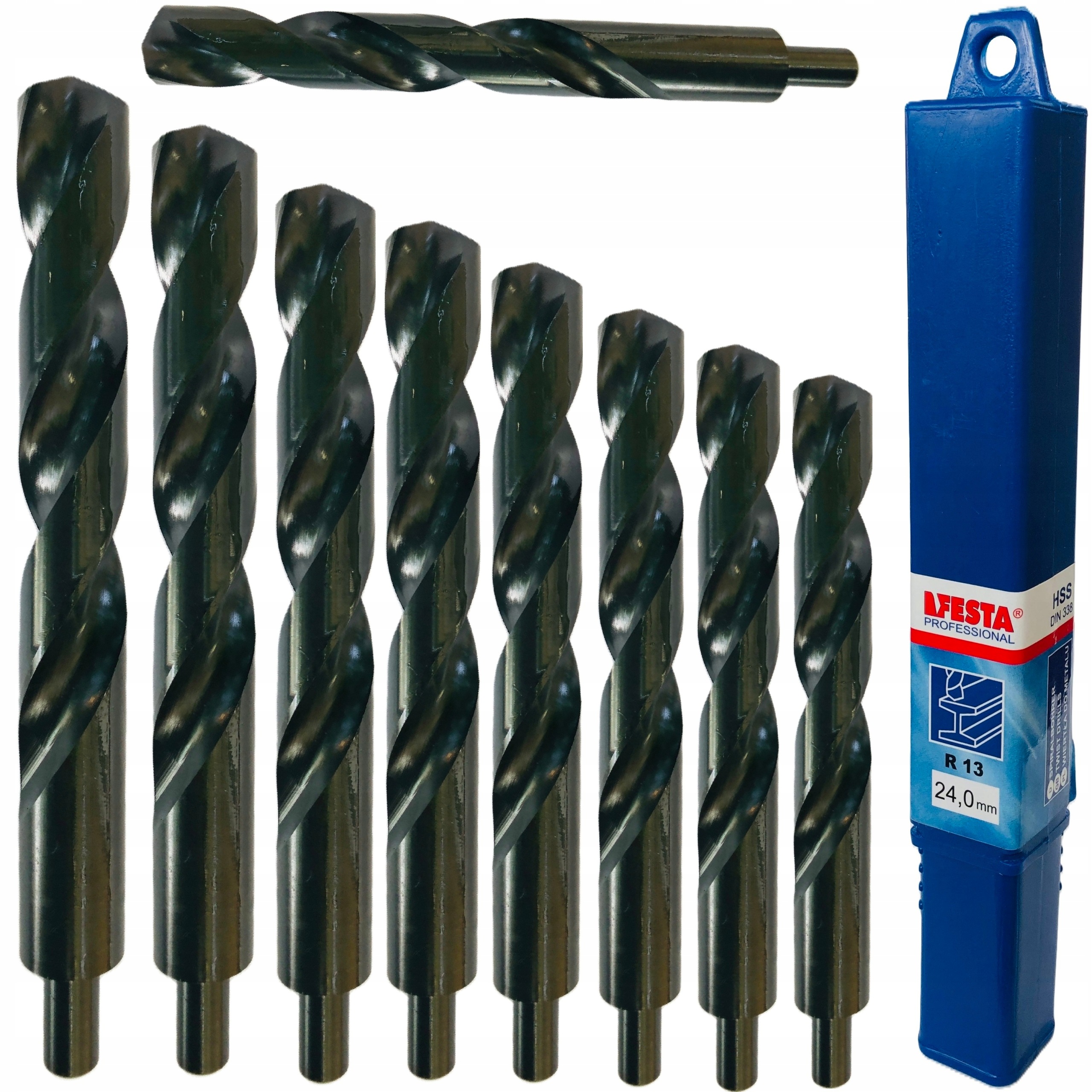 Festa Wiertło do metalu 20 21 22 23 24 25 26 28 30 mm zatoczone chwyt 13 mm
