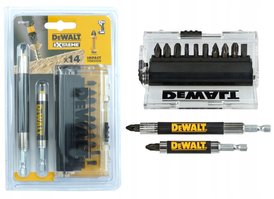 

Dewalt Bity Udarowe Torsion Zestaw DT70512T 14szt