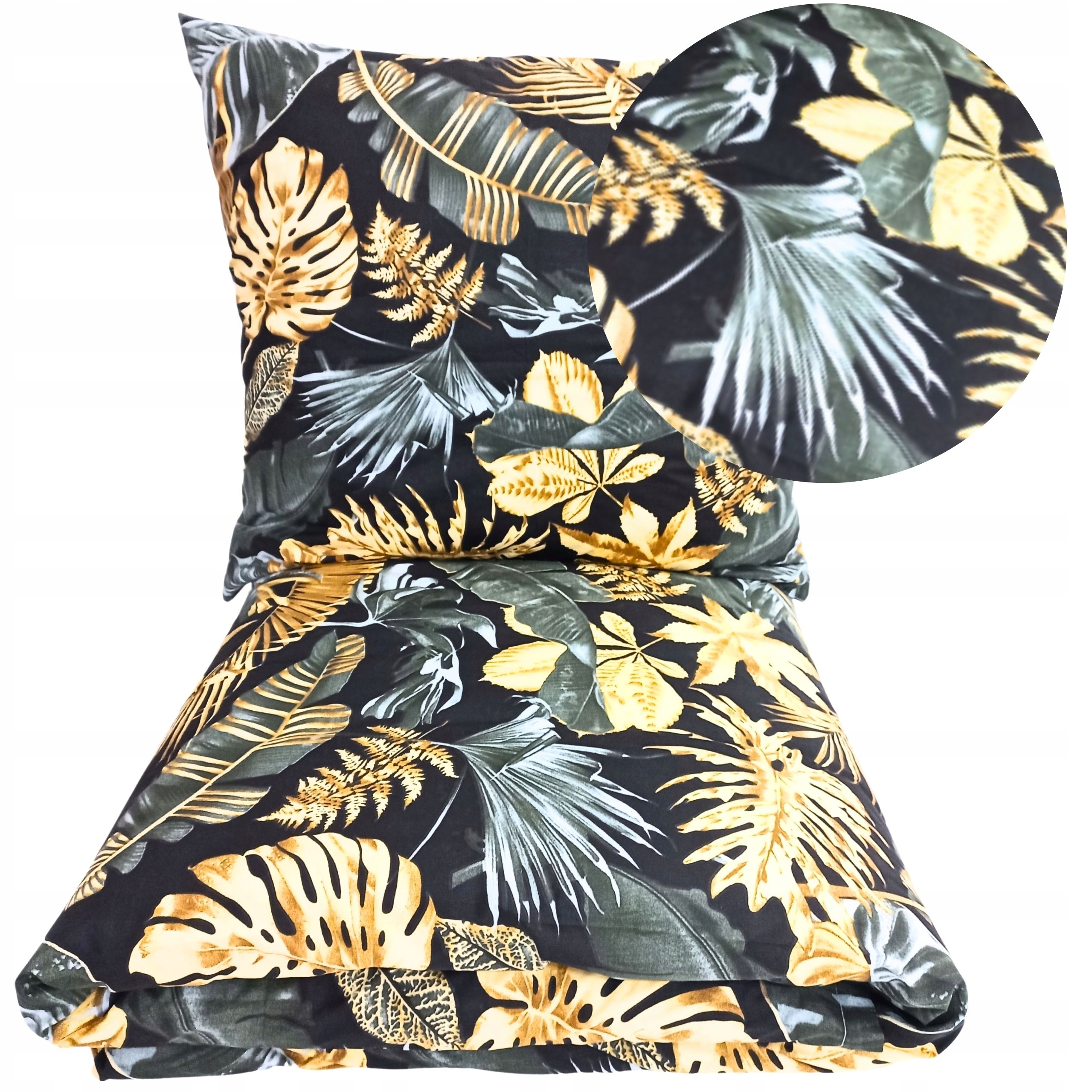 Komplet Pościeli 160x200 Bawełna 100% Polski Producent Premium Gruba Liście