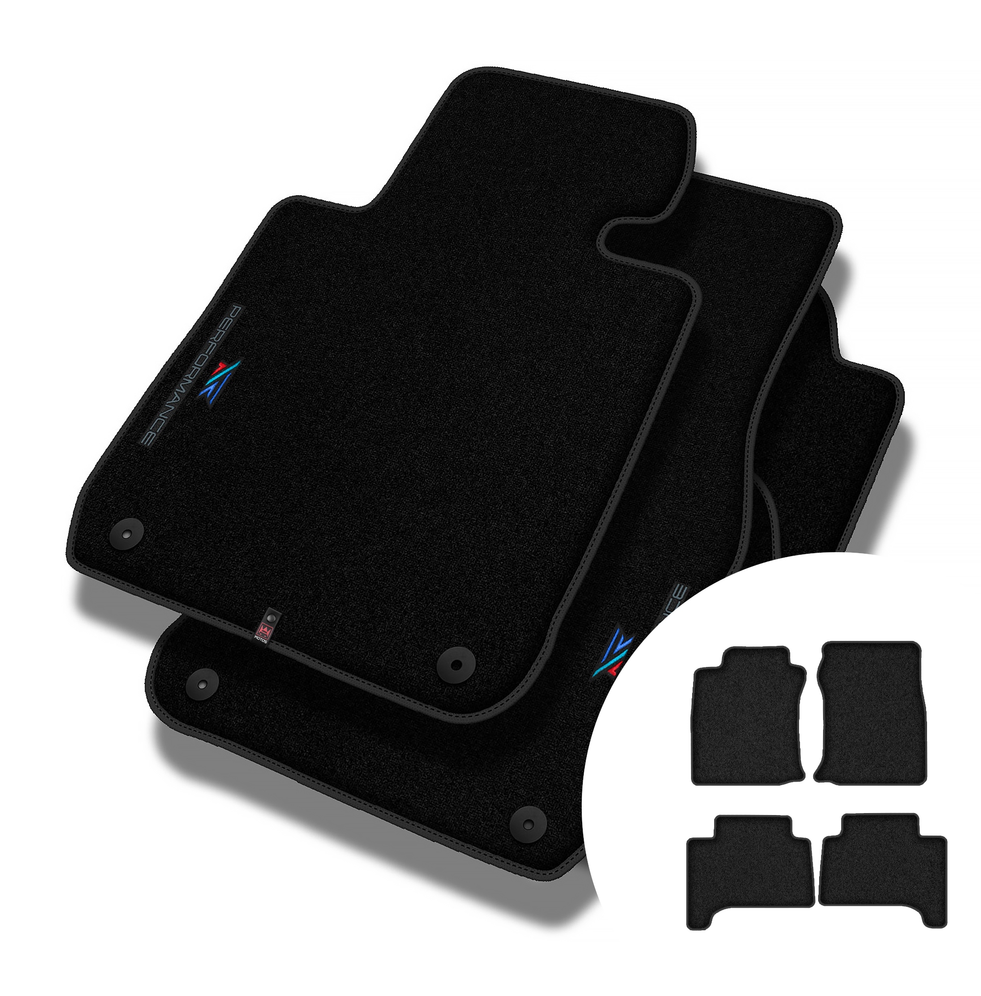 Velúrové koberčeky Performance Premium pre Toyota Land Cruiser J120 2002-2010