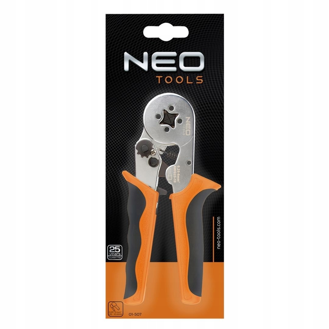 Krimpovač dutinkových koncovek průměr dutinek: 0.25 6 mm2 01-507 Neo