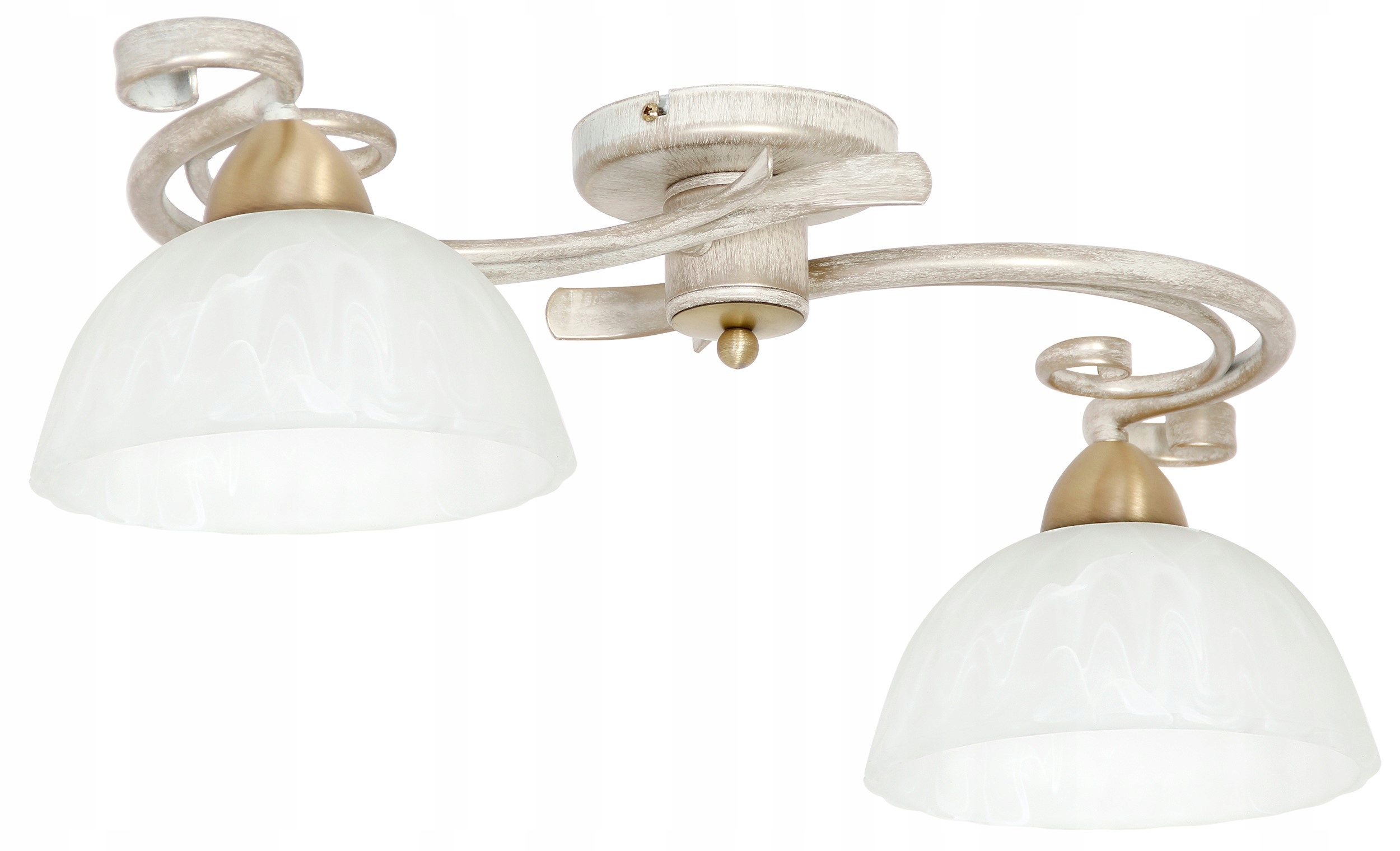 Stropná lampa Aurora Krémová Zlatá Klasická Dekoratívna Stropné Svietidlo