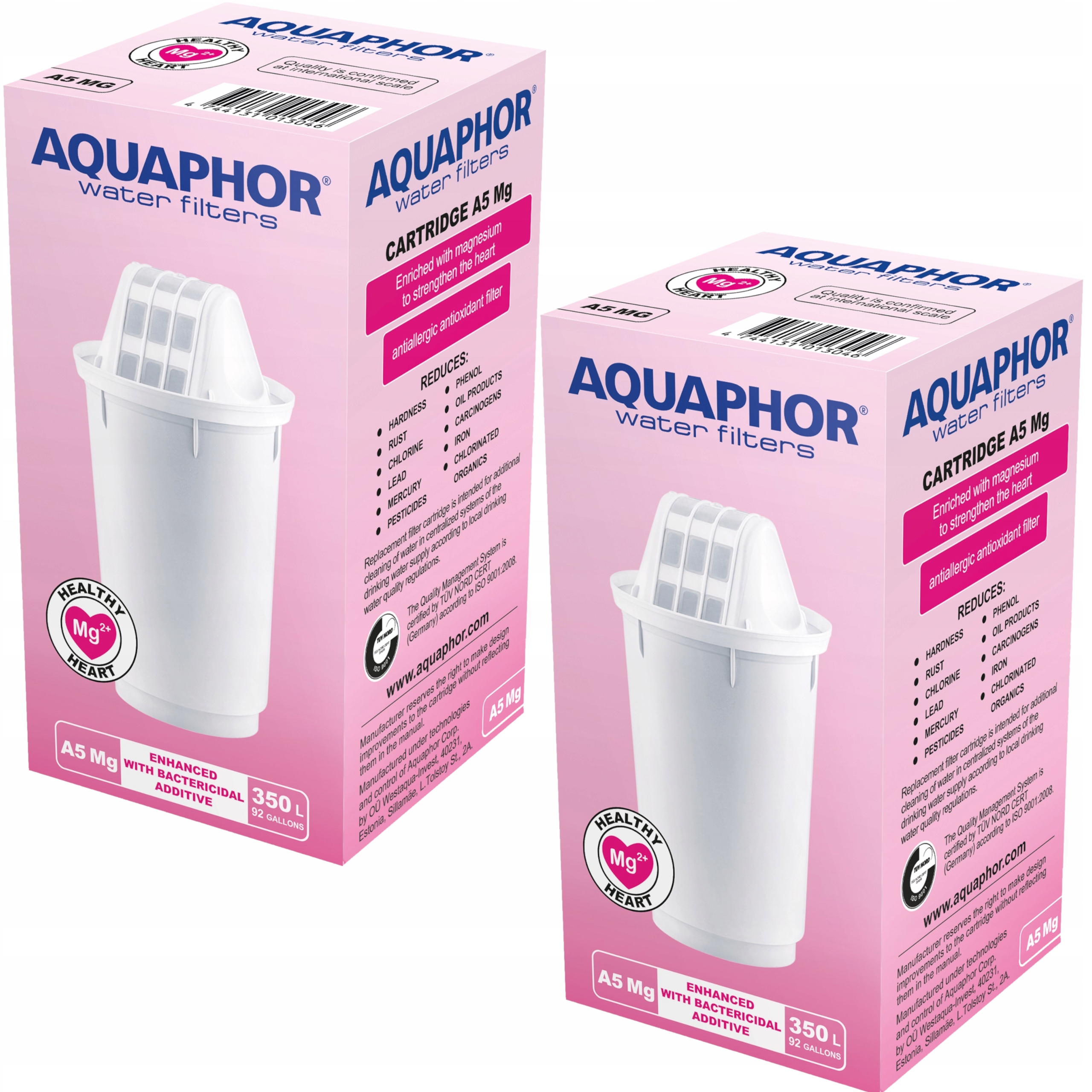 

Aquaphor Wkład do dzbanka Aquaphor A5 Mg 2 sztuki