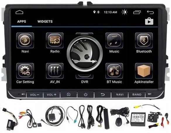 RADIO ANDROID 13 SKODA OCTAVIA II SUPERB RAPID 4GB