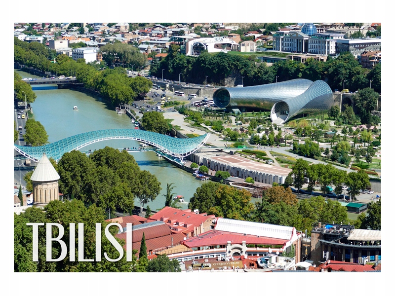 

Gruzja Tbilisi Panorama Magnes na lodówkę