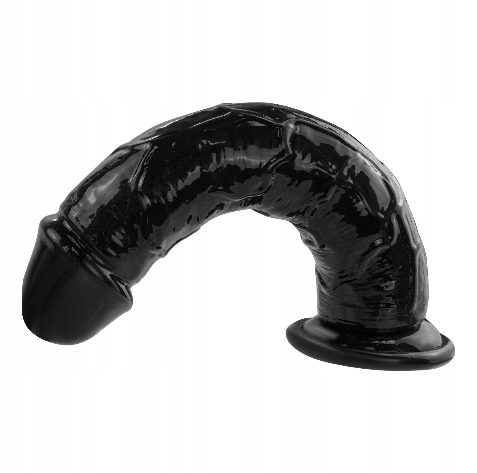 REALISTISCHER DILDO Czarny Dildo 19.5cm z Mocną Przyssawką — miniatura 7