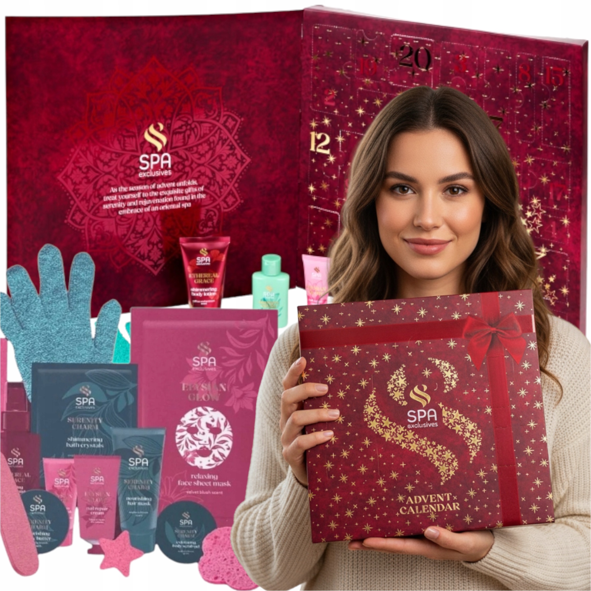 Adventní Kalendář Pro Péči O Ženy, Domácí Lázně, 24 Dní Dárků